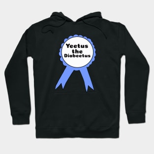 Yeetus the Diabeetus Ribbon - Blue Hoodie